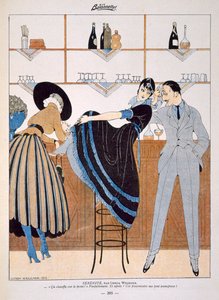 週刊誌「ラ・バイオネット」からの静寂、1915 作： Gerda Marie Frederike Wegener